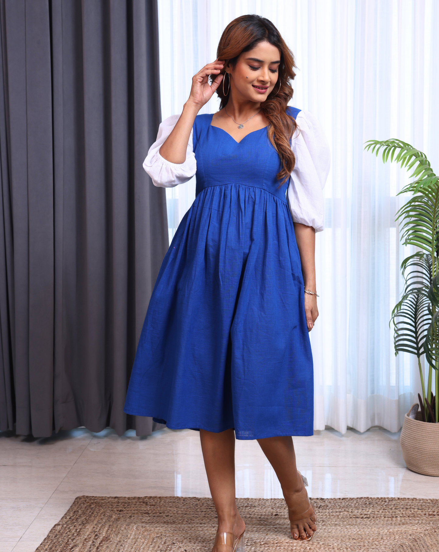 Blue Frost Short Dress