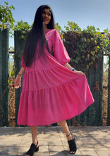 Load image into Gallery viewer, Khaadi long dress pink
