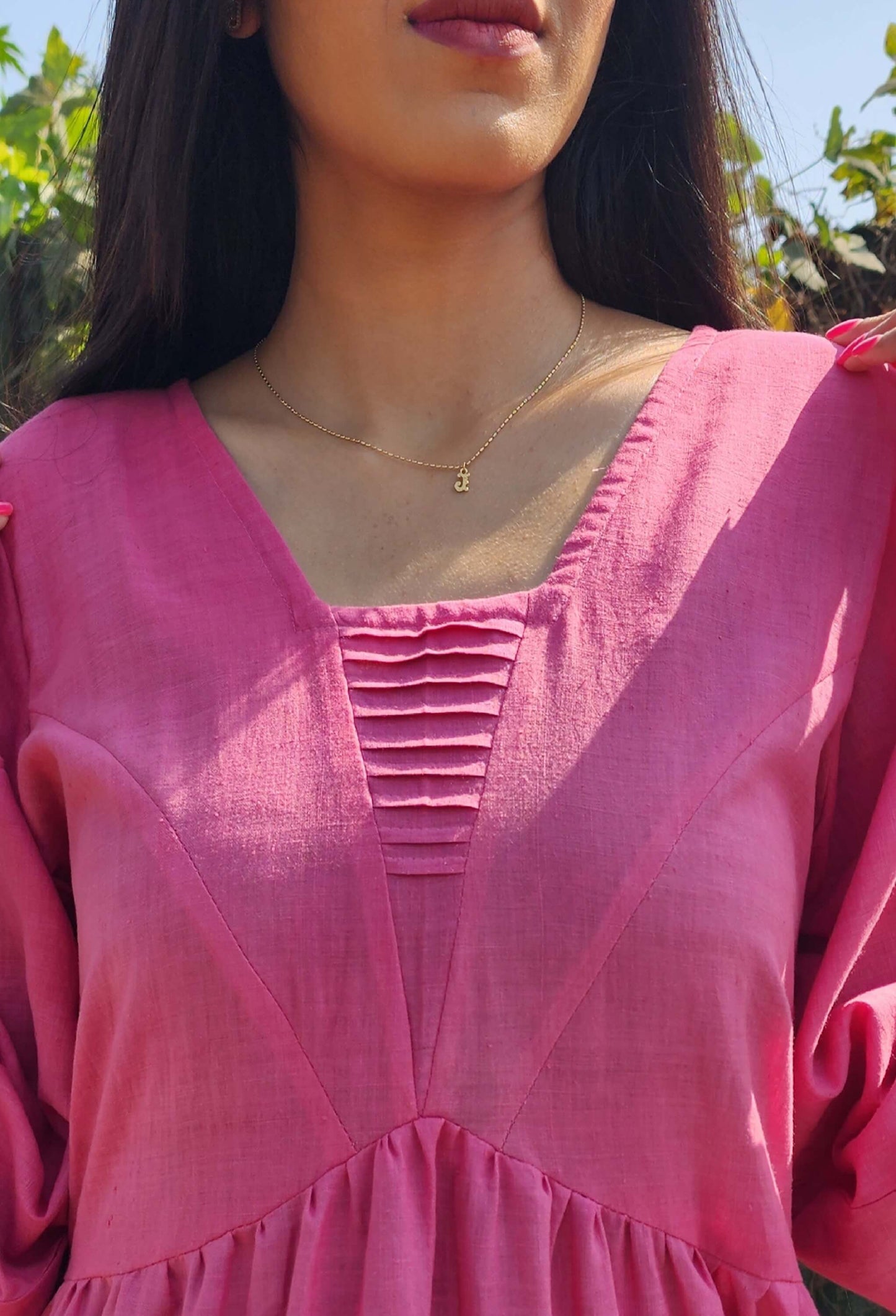 Petal Pink Long Dress