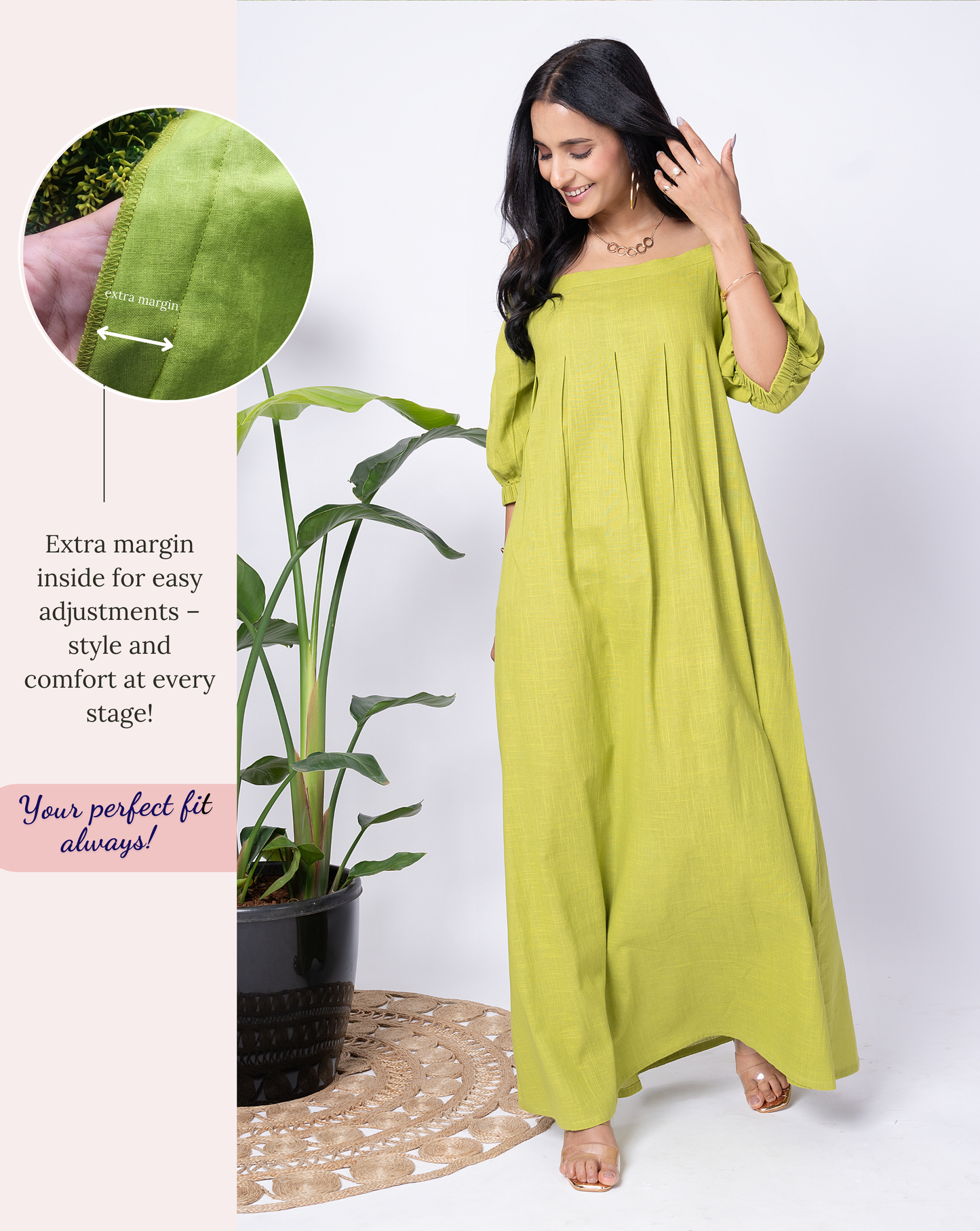 Green Meadow Long Dress