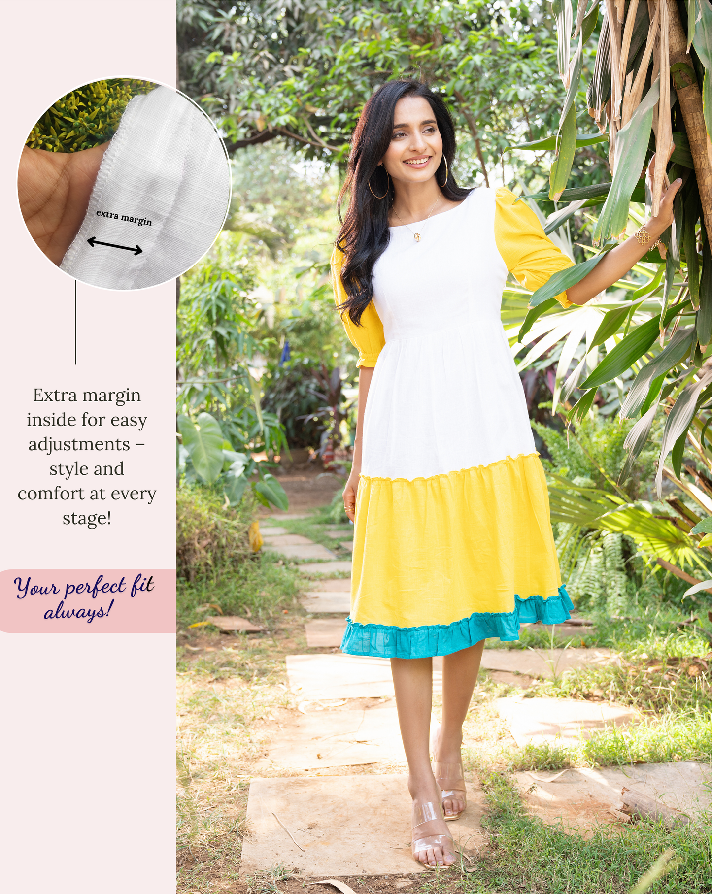 Vanilla Lemon Cotton Dress