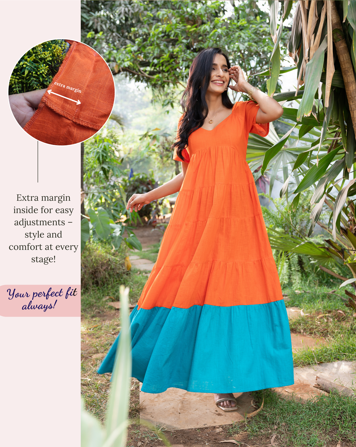Sunset Blue Long Dress