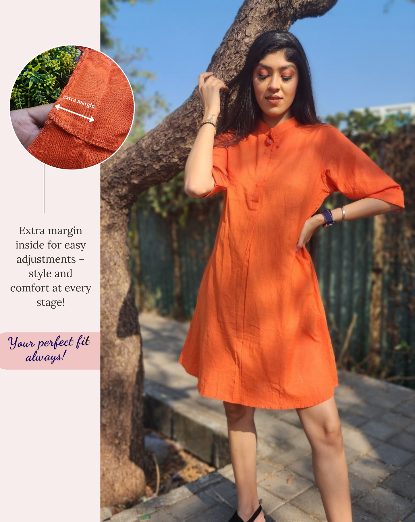 Orange Slush Short Dress