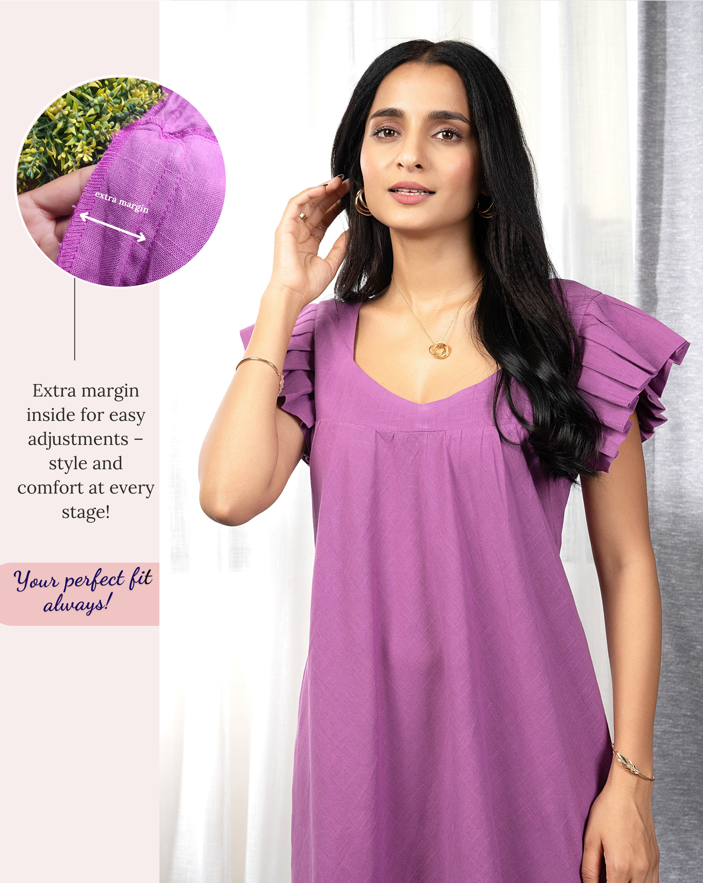 Purple Haze Midi Dress