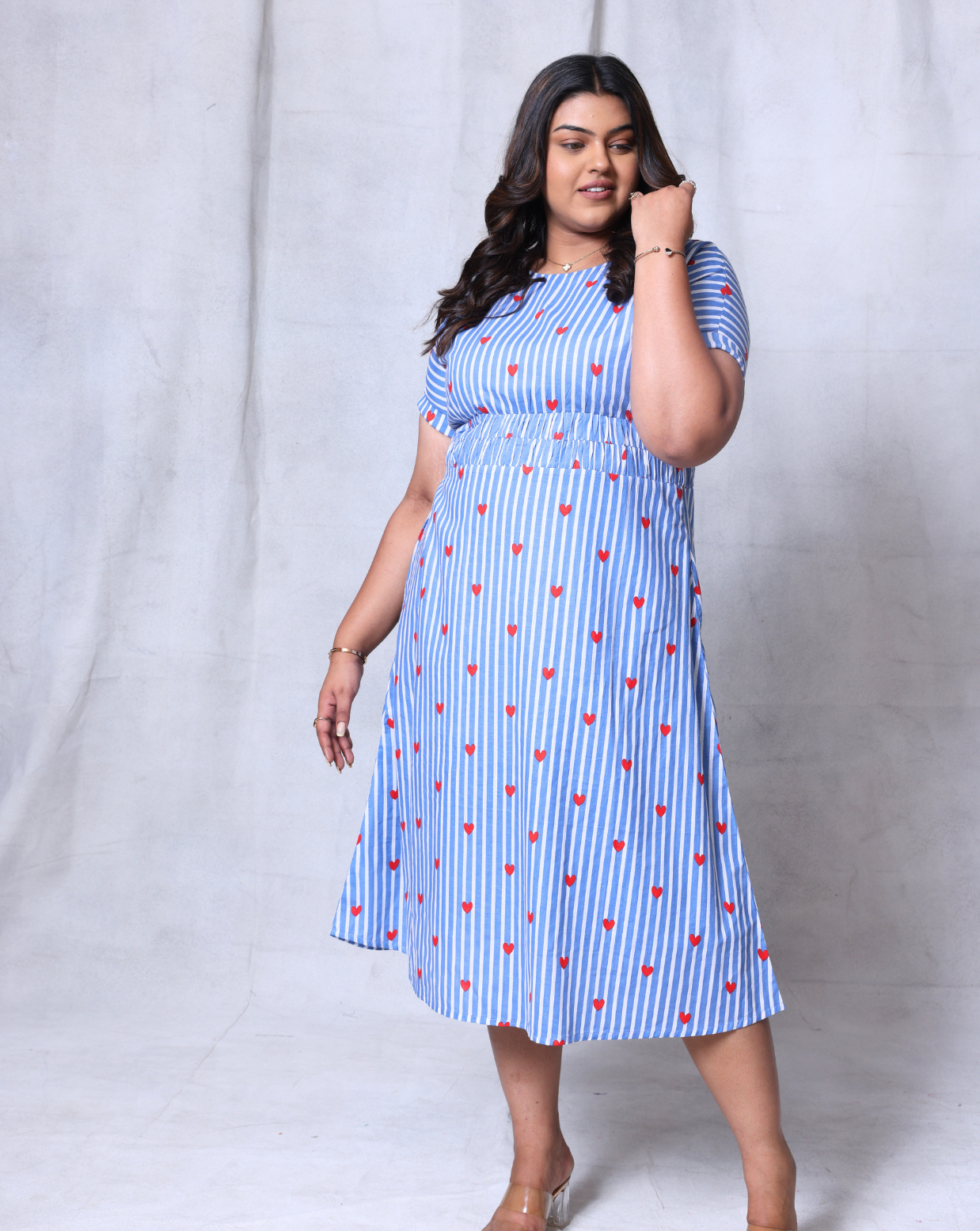 Love Blue Midi Dress