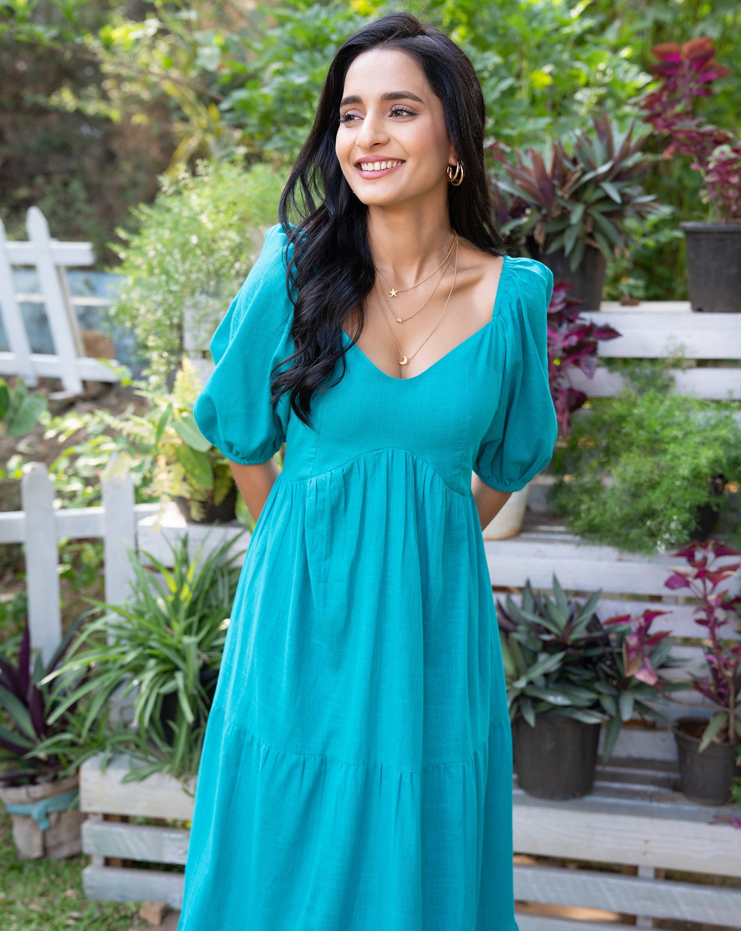 Teal Blue Long Dress