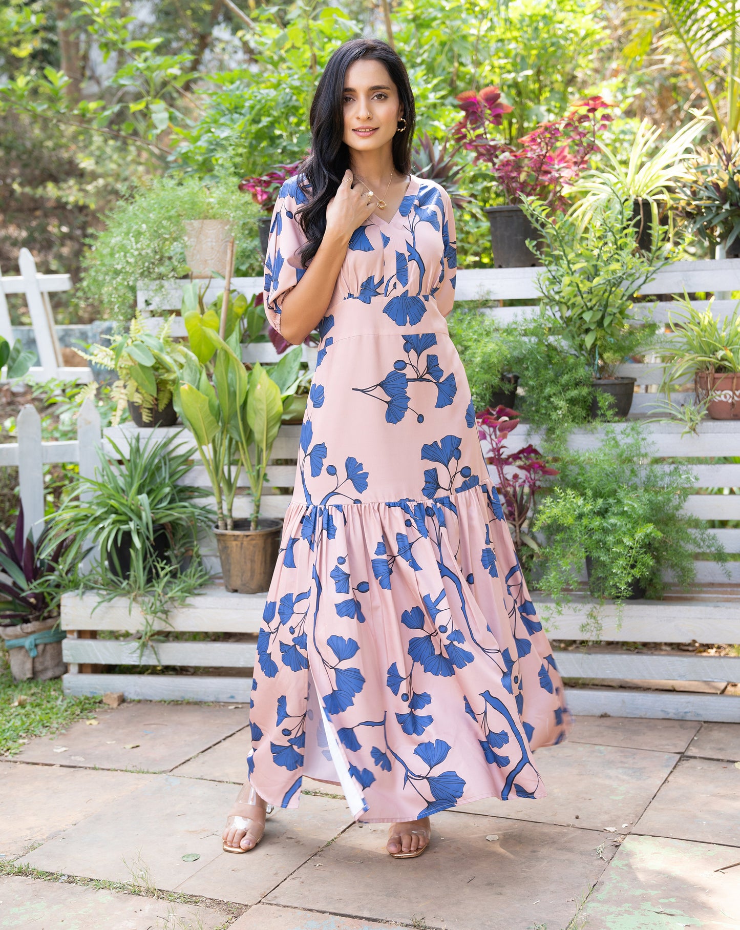 Sandy Blue Long Dress