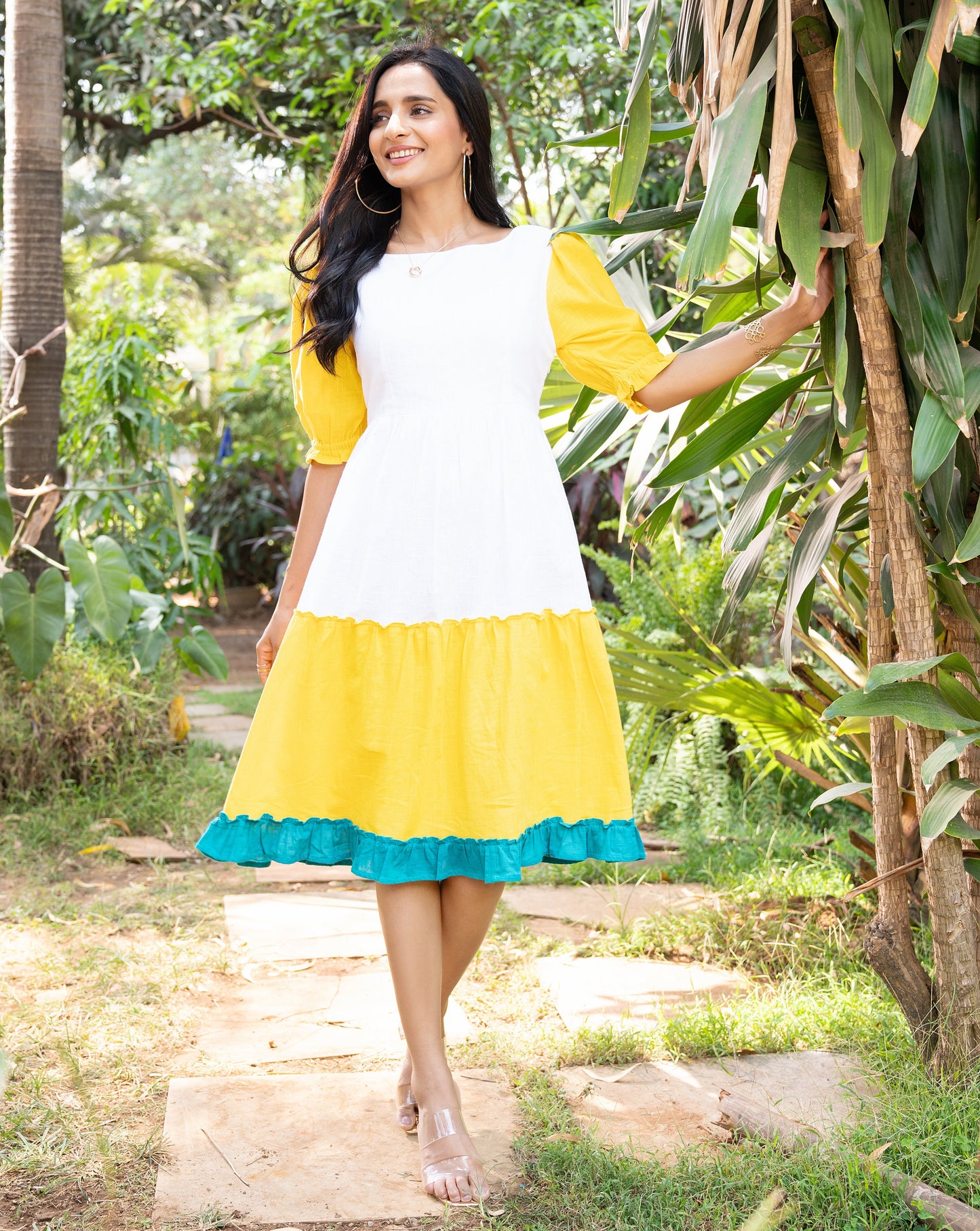Vanilla Lemon Cotton Dress