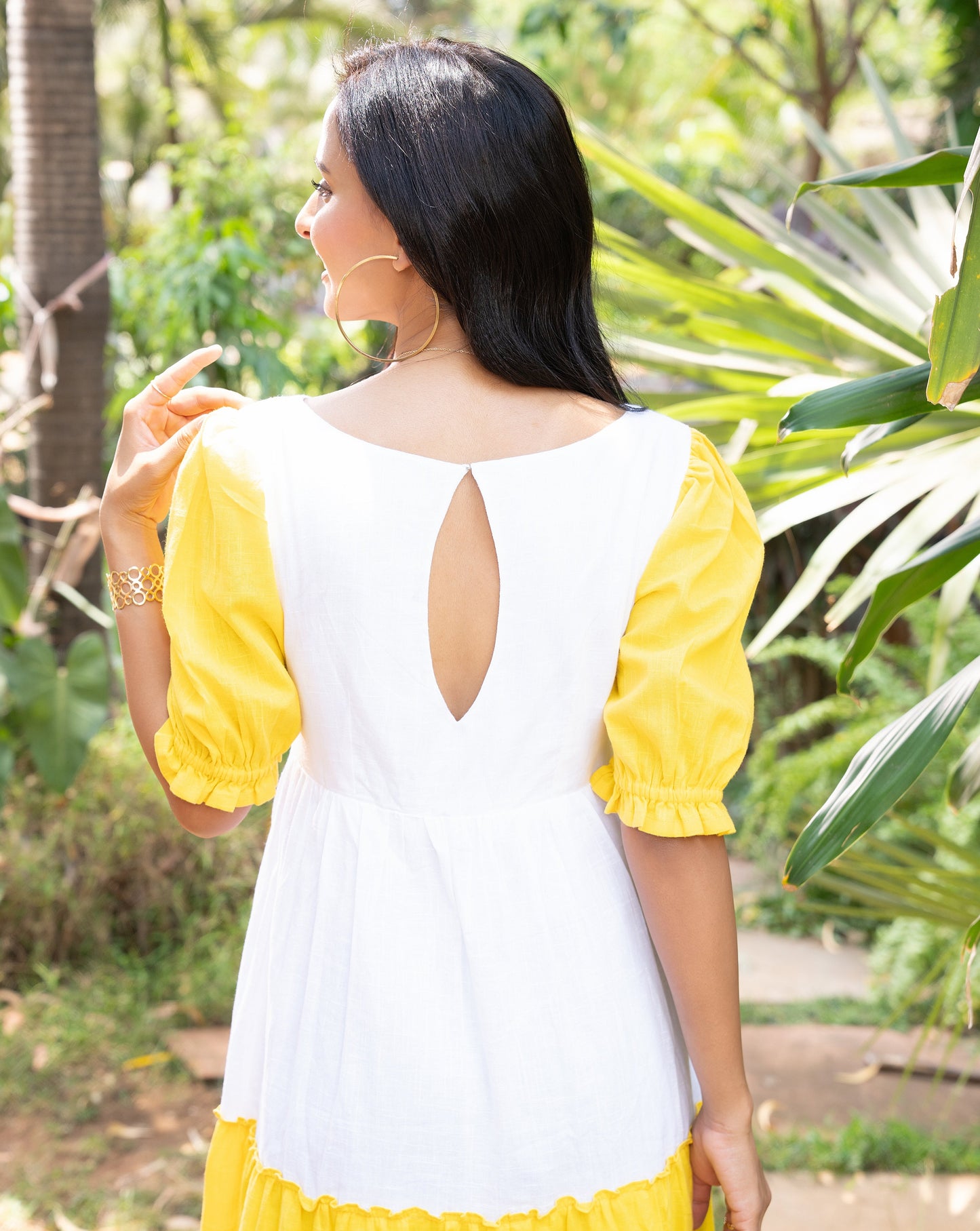 Vanilla Lemon Cotton Dress