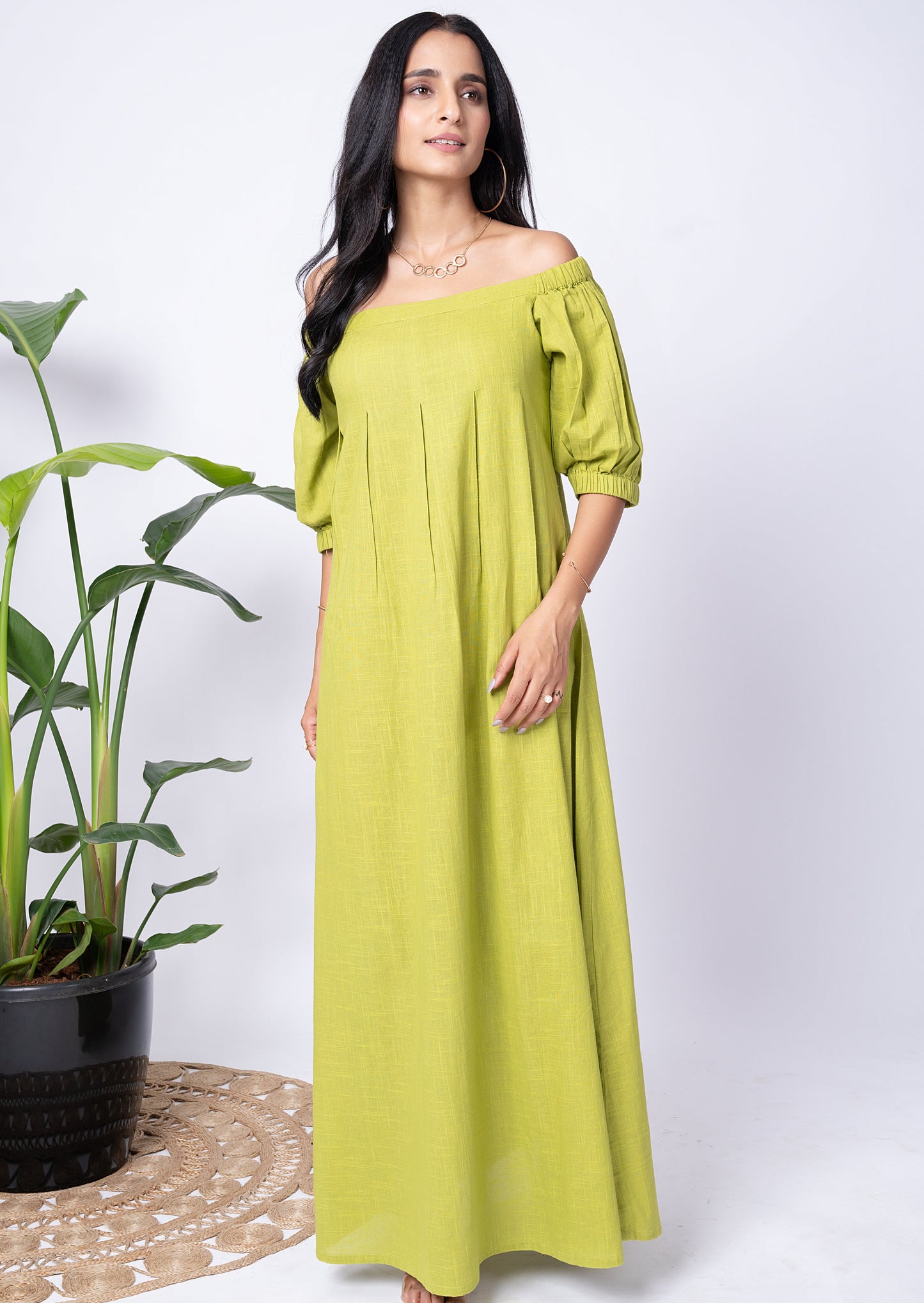 Green Meadow Long Dress