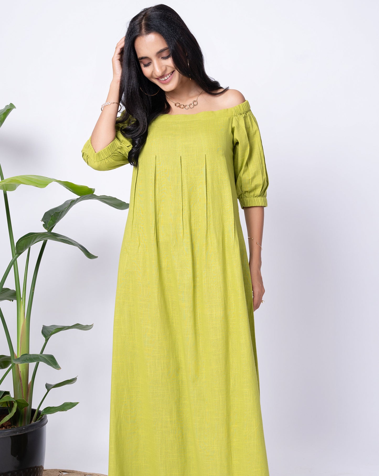 Green Meadow Long Dress
