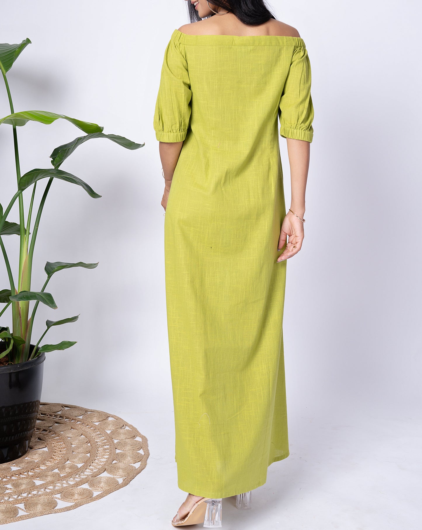 Green Meadow Long Dress