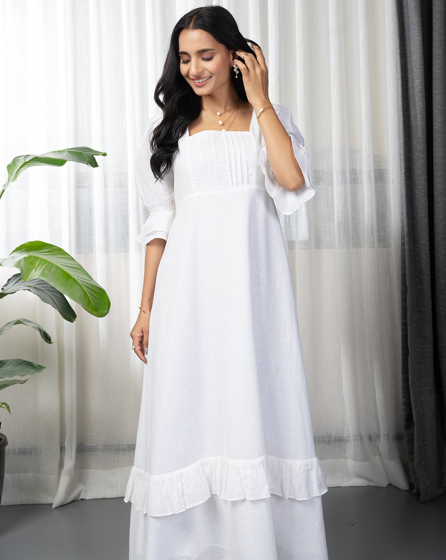 Pure Bliss White Long Dress