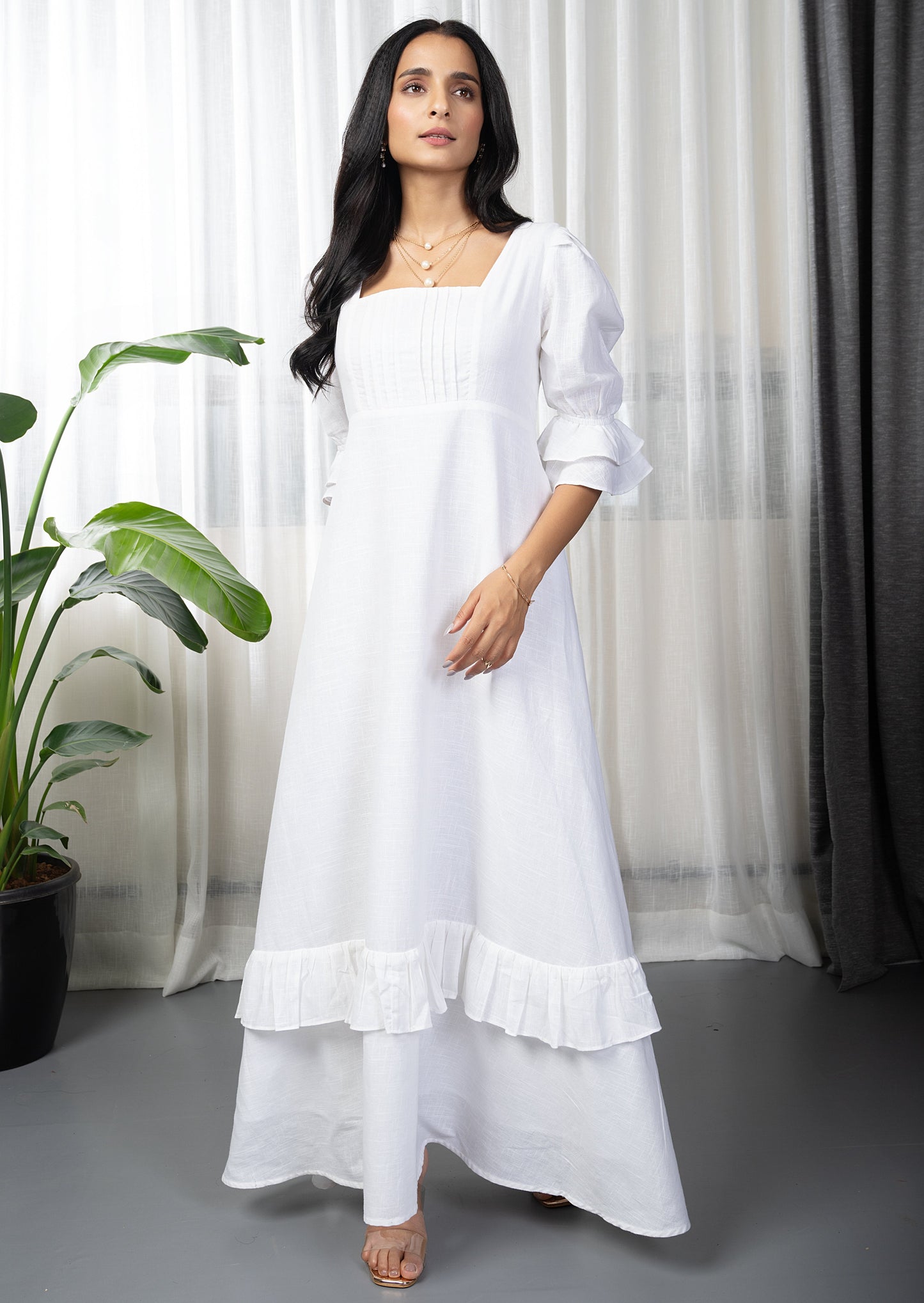 Pure Bliss White Long Dress