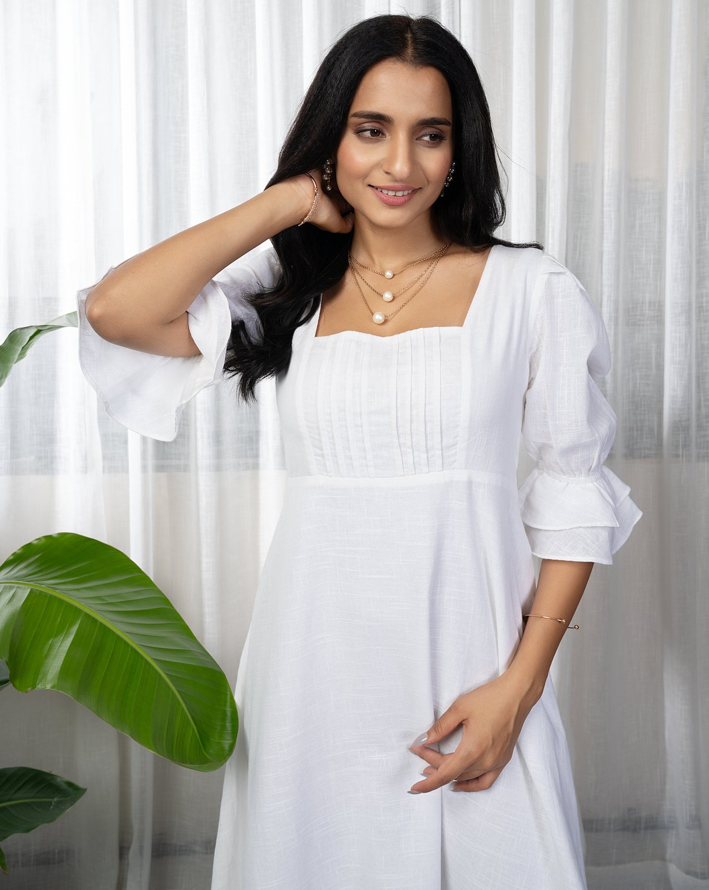 Pure Bliss White Long Dress