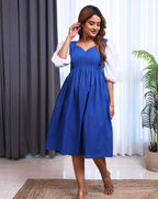 Blue Frost Short Dress