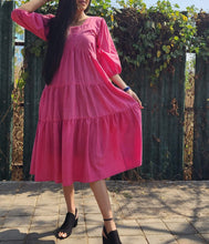 Load image into Gallery viewer, Khaadi long dress pink
