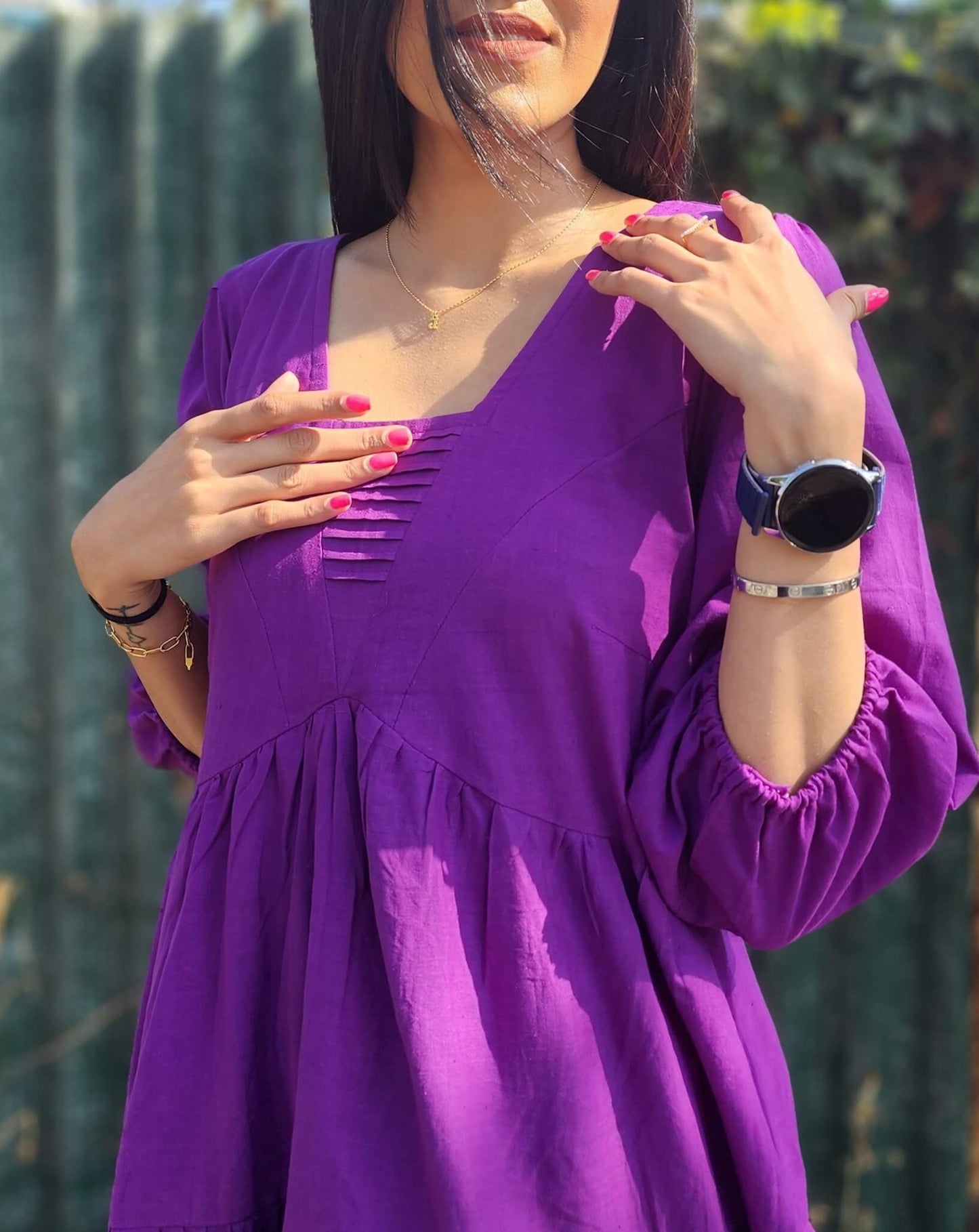 In My Flow Dress-Purple