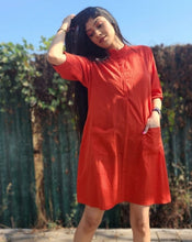 Load image into Gallery viewer, Khaadi Short Dresses Red
