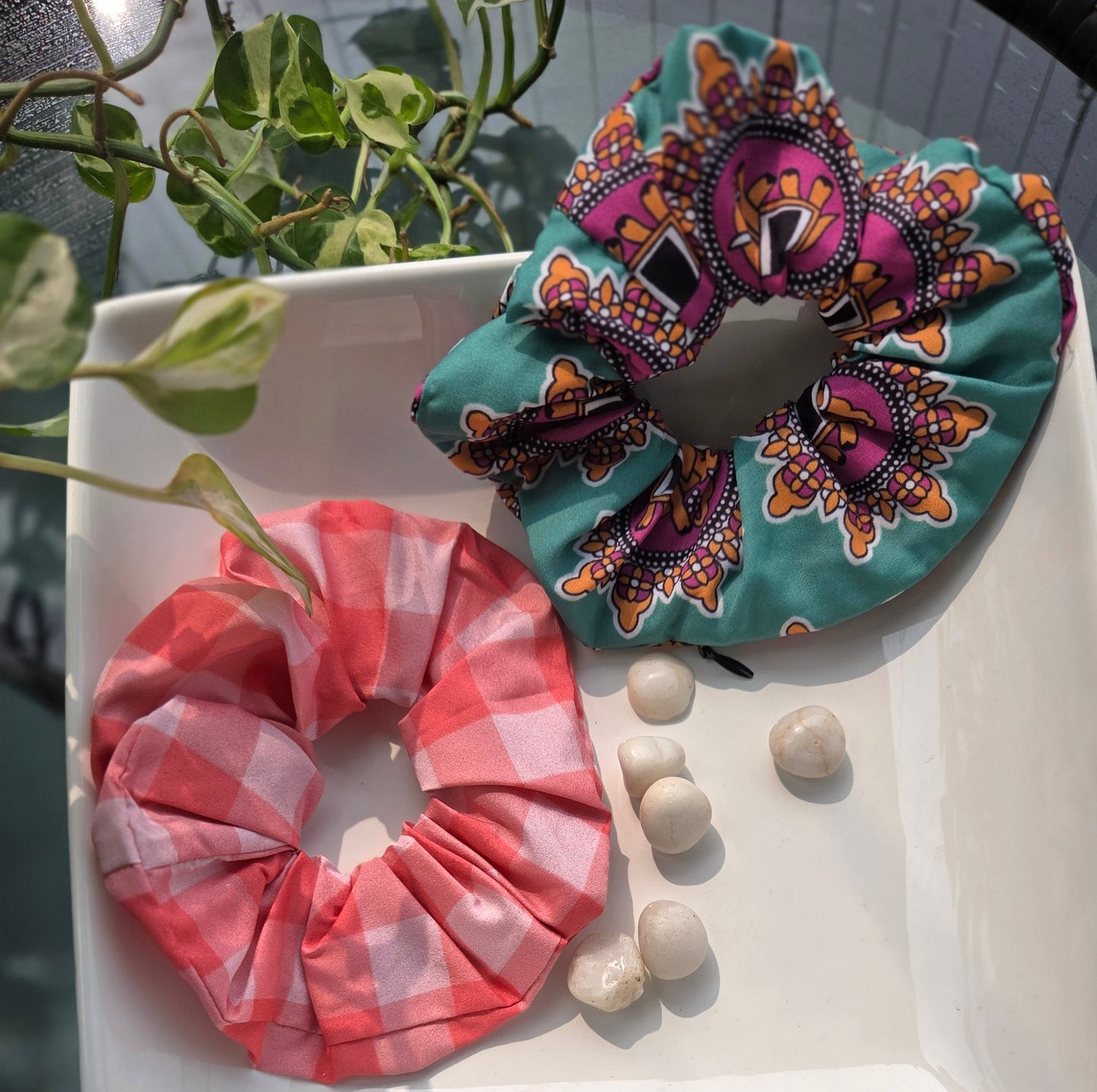 Pocket Tie Scrunchies-Pack of 2