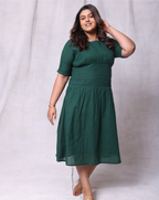 Green Unrushed Dress
