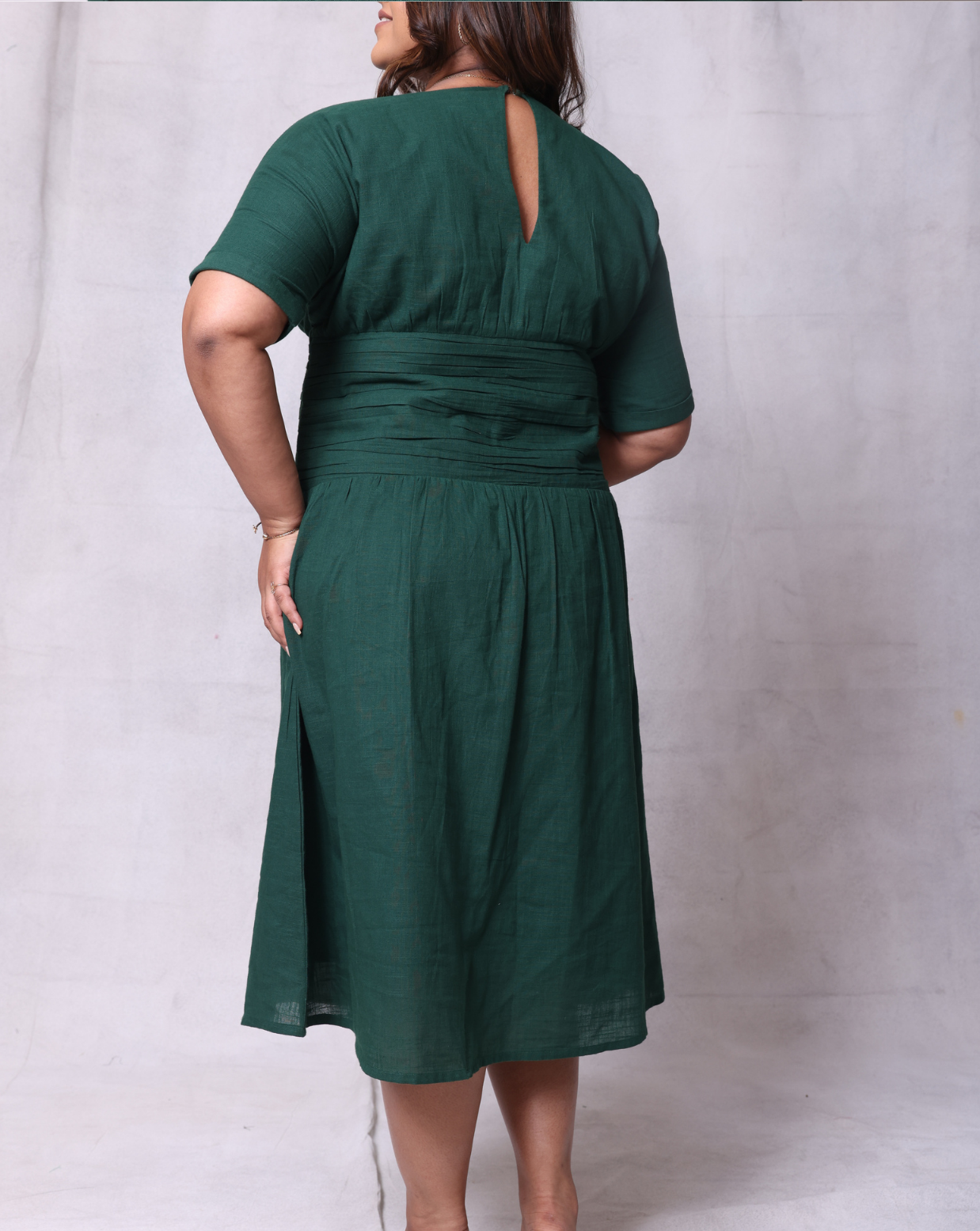 Green Unrushed Dress