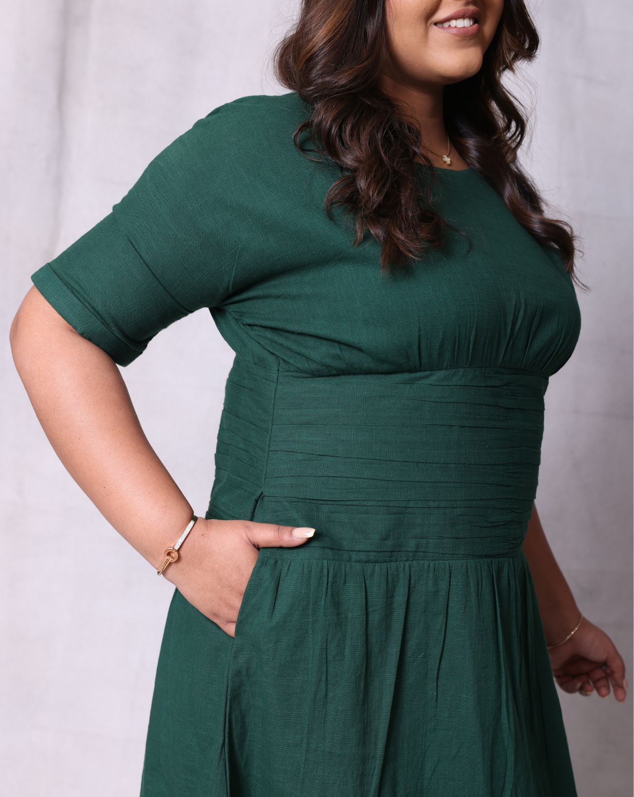 Green Unrushed Dress