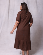 The Ease Dress-Cocoa