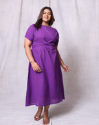 In My Own Skin Dress-Purple