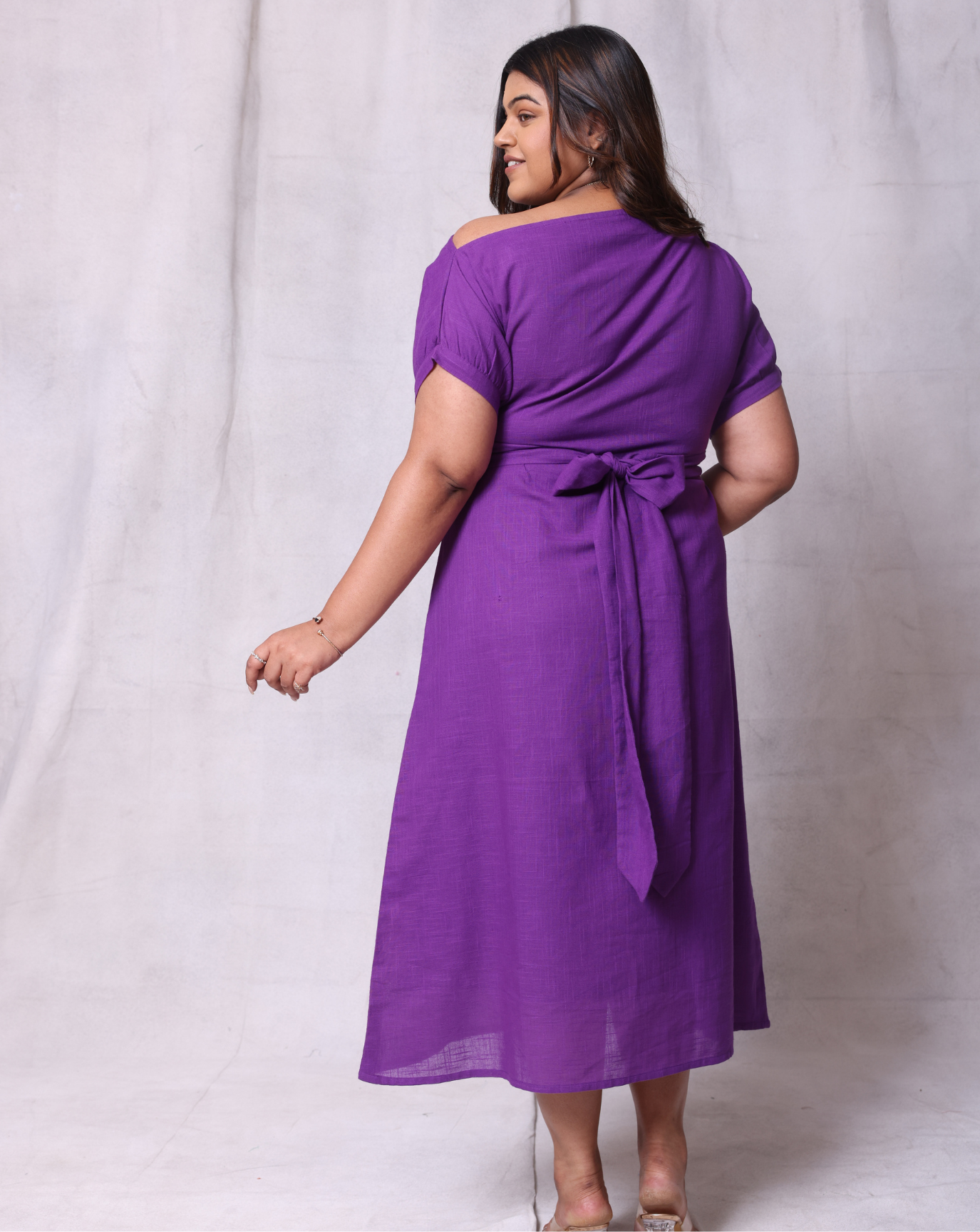 In My Own Skin Dress-Purple