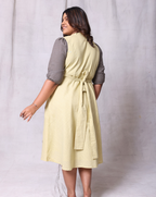 Yellow Bloom Short Dress