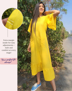 Mango Yellow Midi Dress