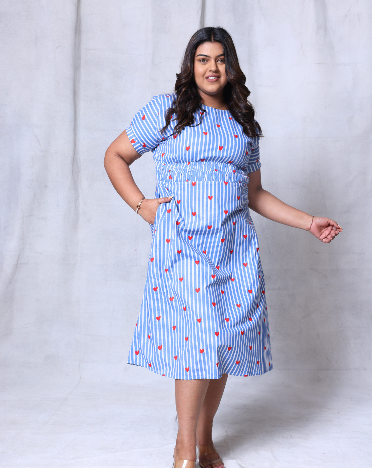 Love Blue Midi Dress