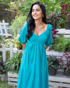 Teal Blue Long Dress