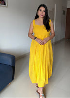Yellow Bliss Linen Dress