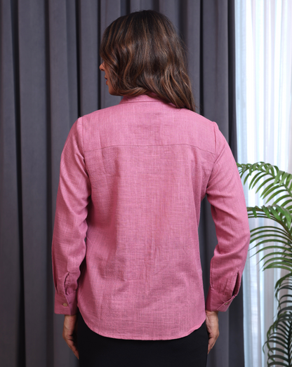 Muted Blush - Linen Shirt