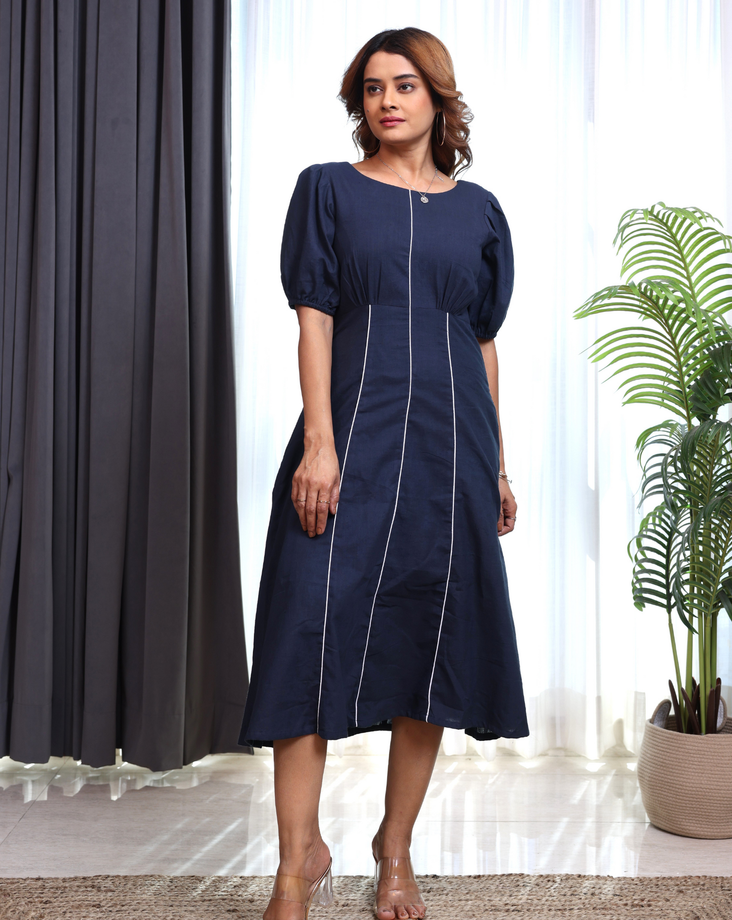 Prime Linen Midi Dress