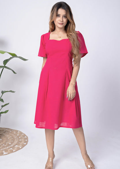 Pink Pony Cotton Dress