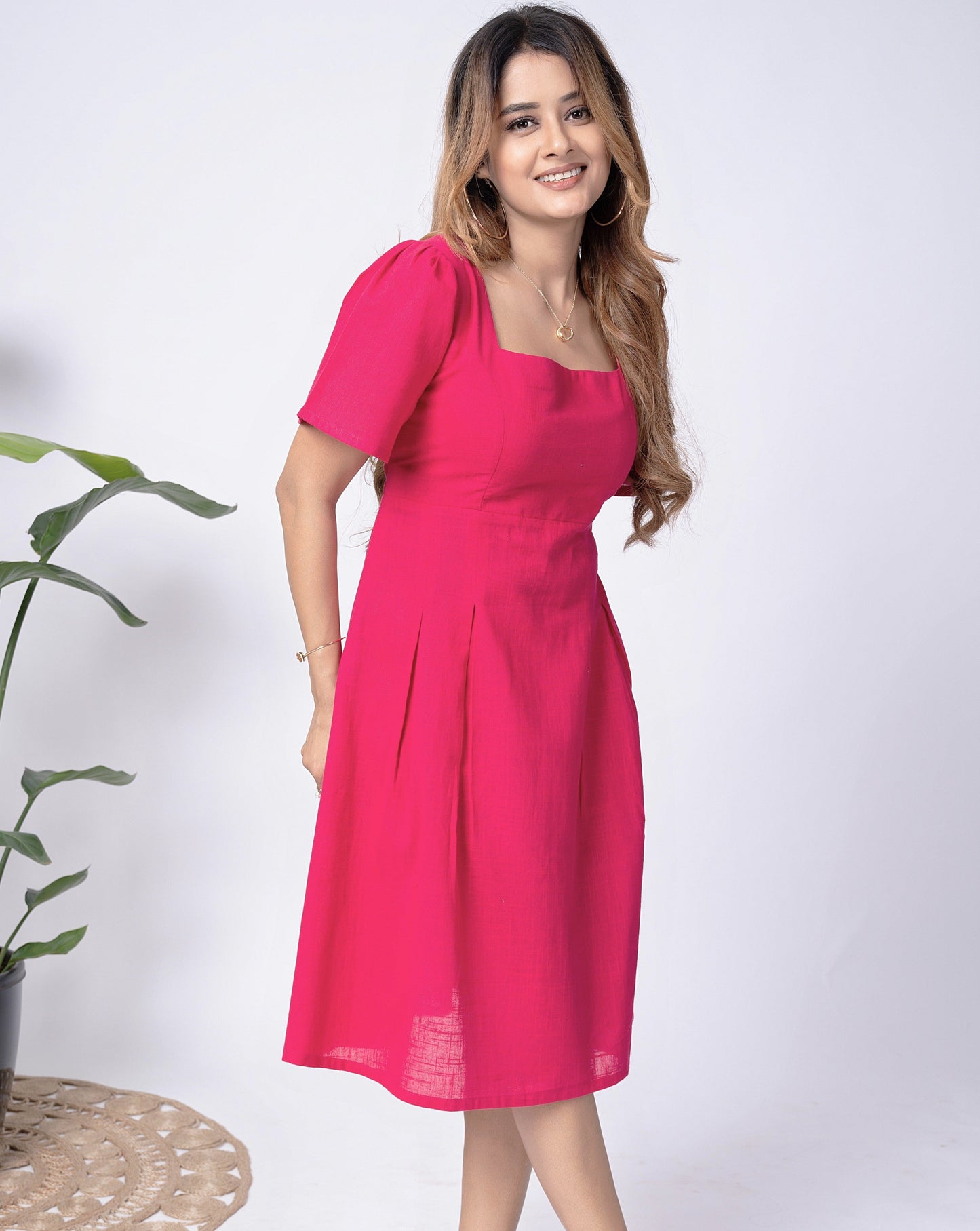 Pink Pony Cotton Dress