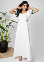 Crystal White Long Dress