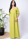 Green Meadow Long Dress