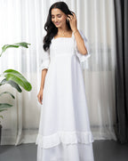 Pure Bliss White Long Dress