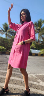 Petal Pink Short Dress
