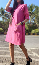 Load image into Gallery viewer, khaadi pink short dress
