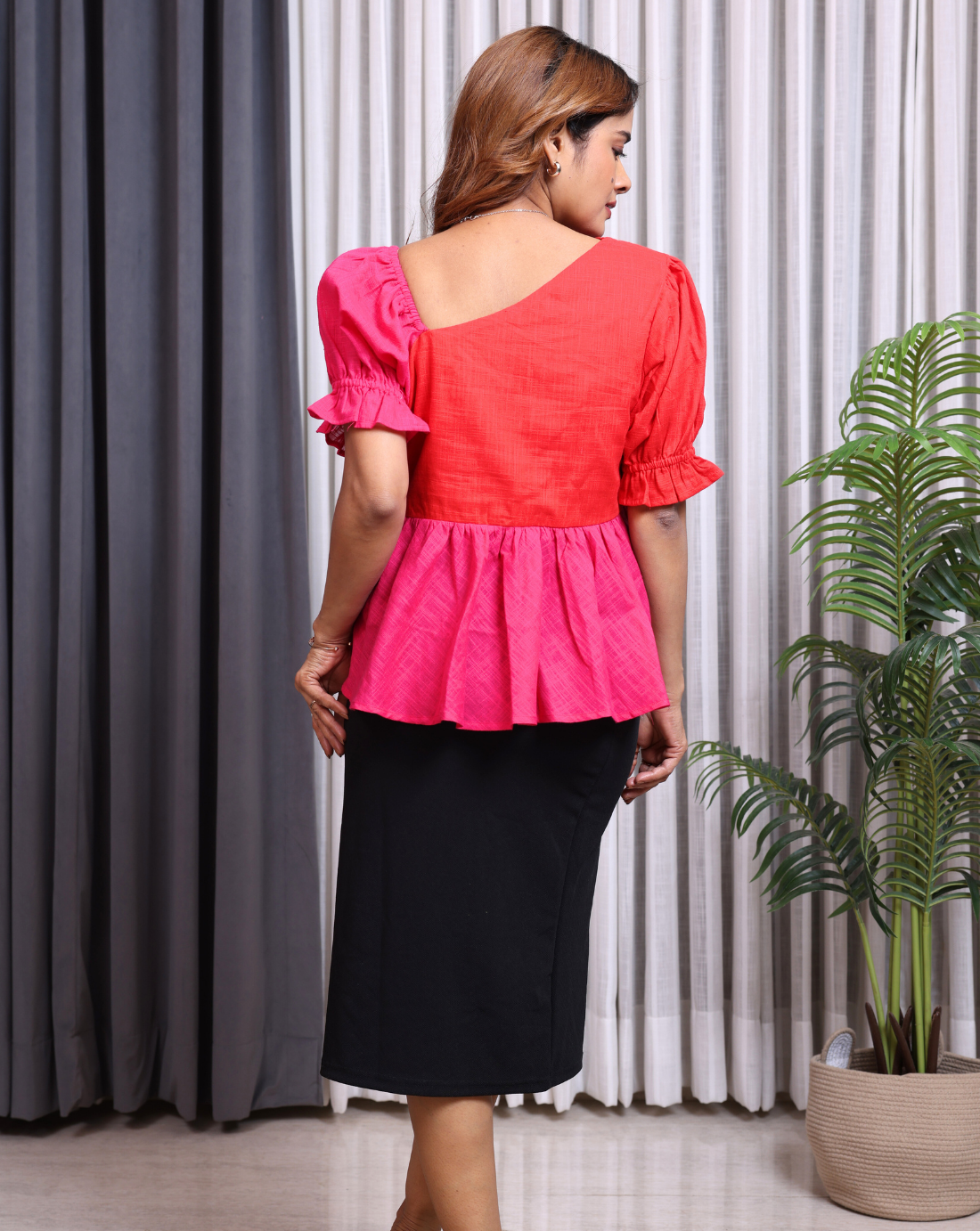 Bloom Peplum Top