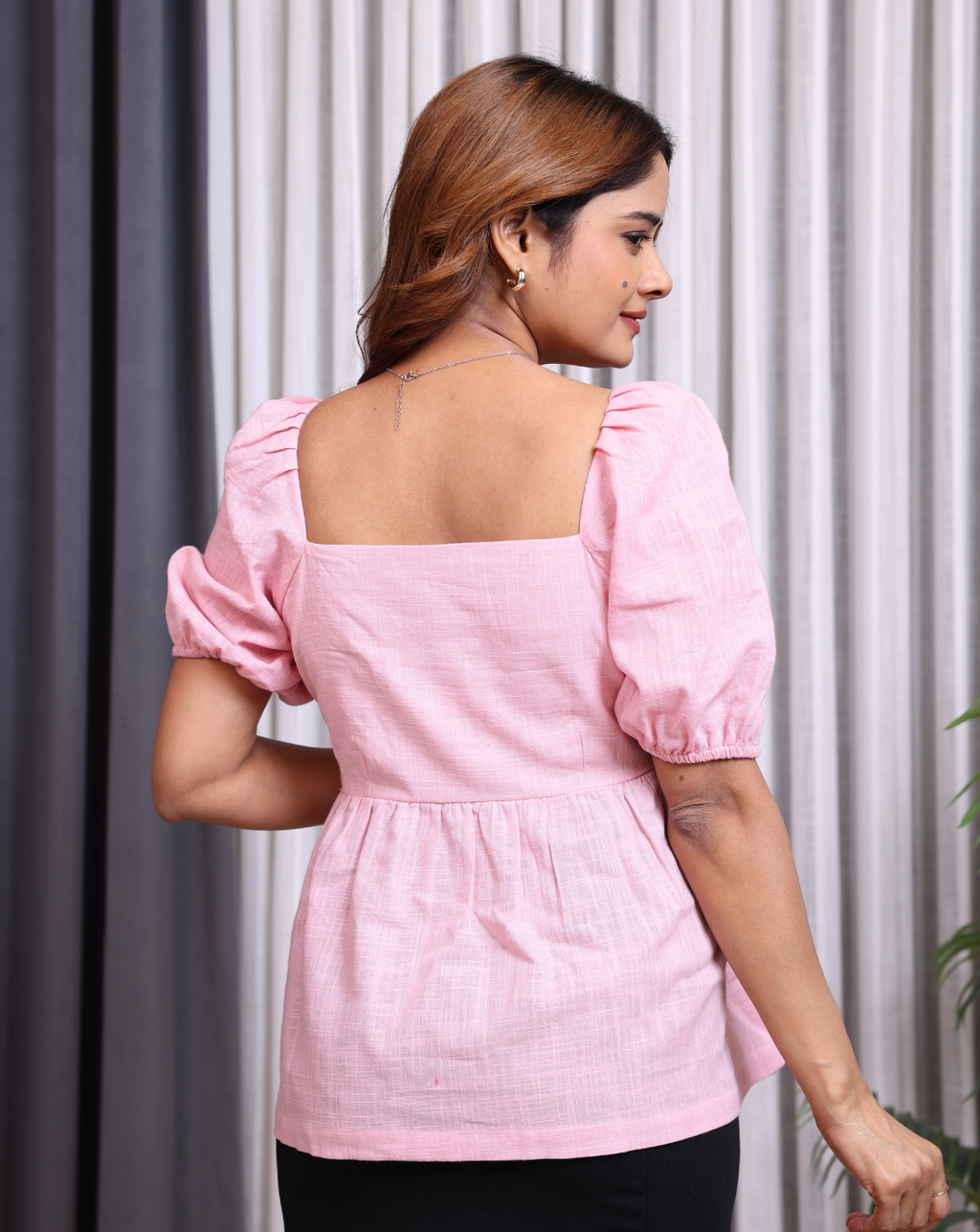 Cotton Candy Peplum Top