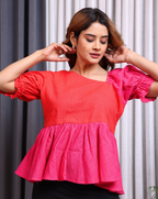 Bloom Peplum Top