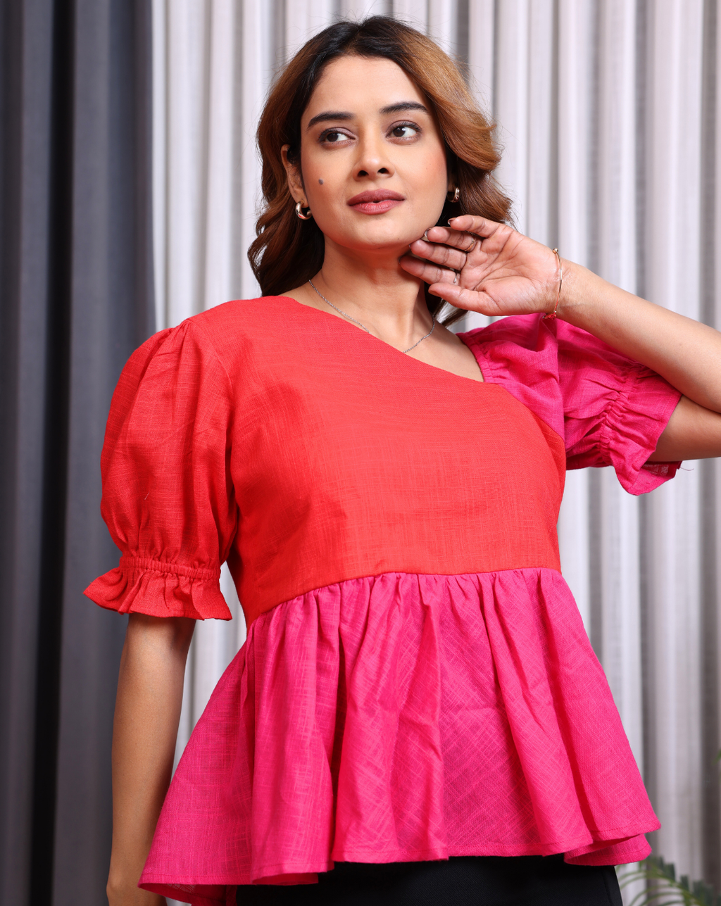 Bloom Peplum Top