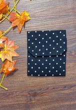 Load image into Gallery viewer, Black Dot Sanitary Pouch
